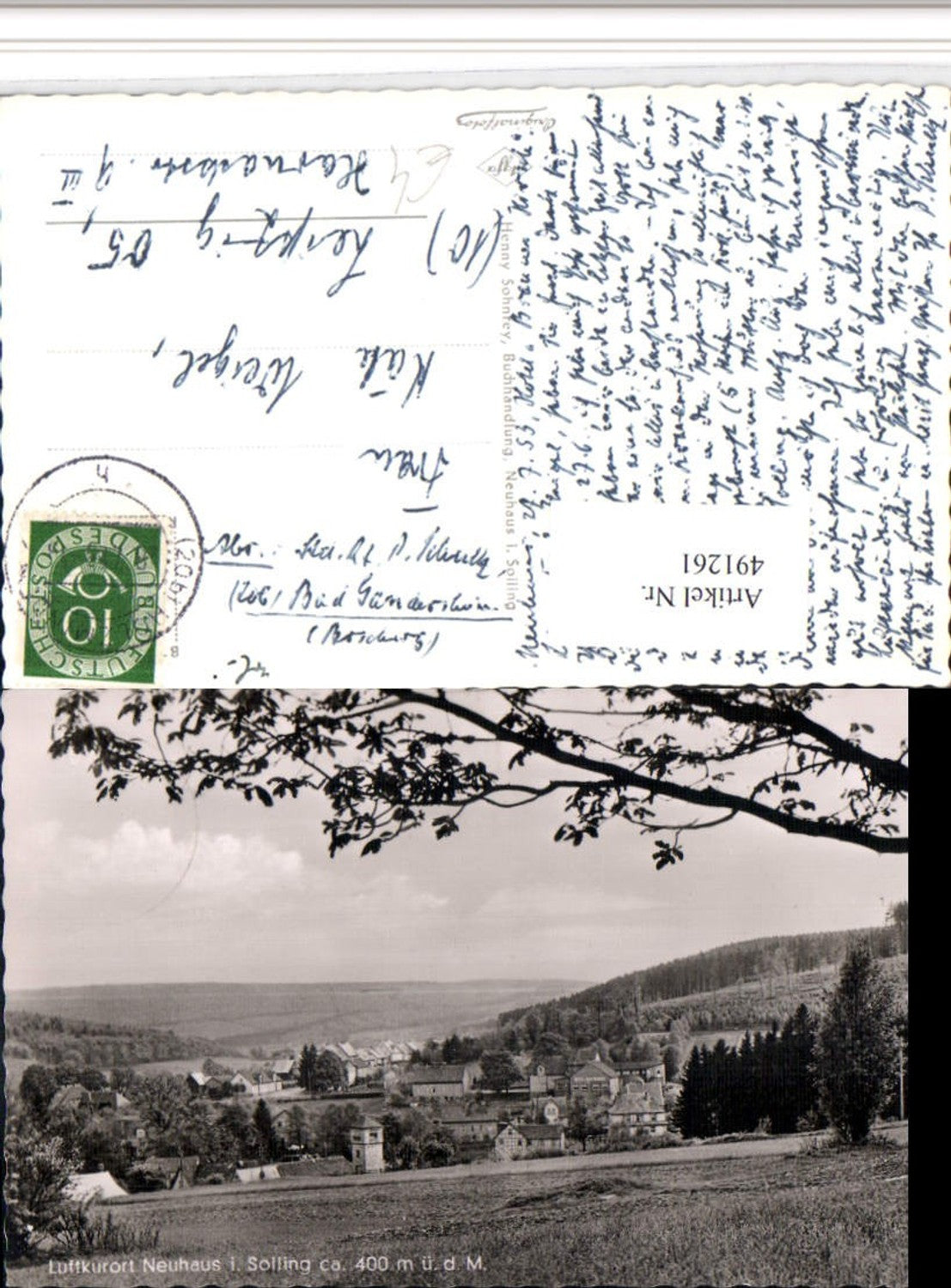 491261,Neuhaus im Solling Teilansicht b. Holzminden