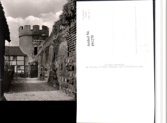 491270,Zons am Rhein Straßenansicht Turm