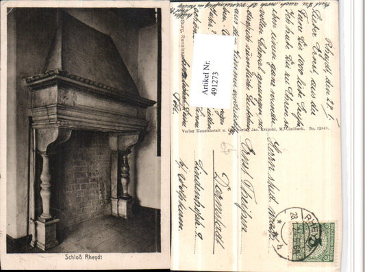 491273,Mönchengladbach Rheydt Schloss Kamin