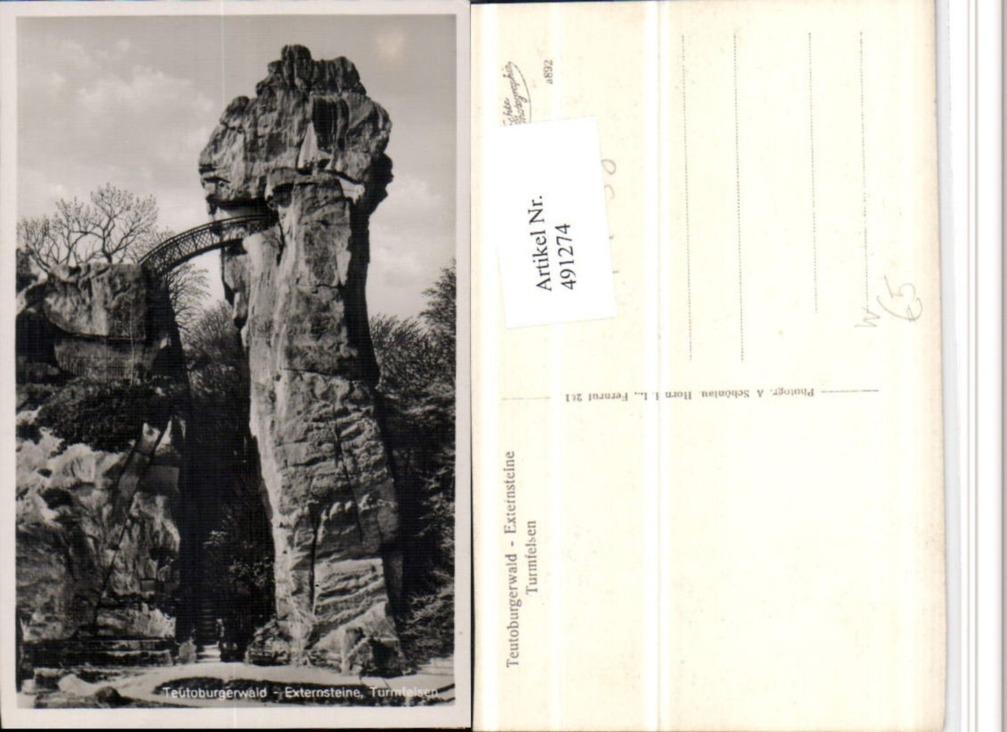 491274,Teutoburgerwald Externsteine b. Horn-Bad Meinberg Turmfelsen