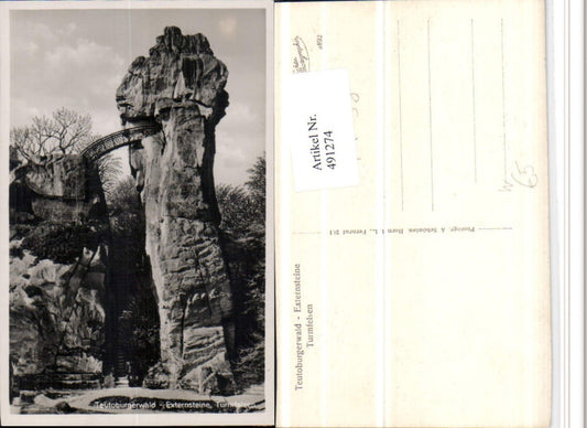 491274,Teutoburgerwald Externsteine b. Horn-Bad Meinberg Turmfelsen