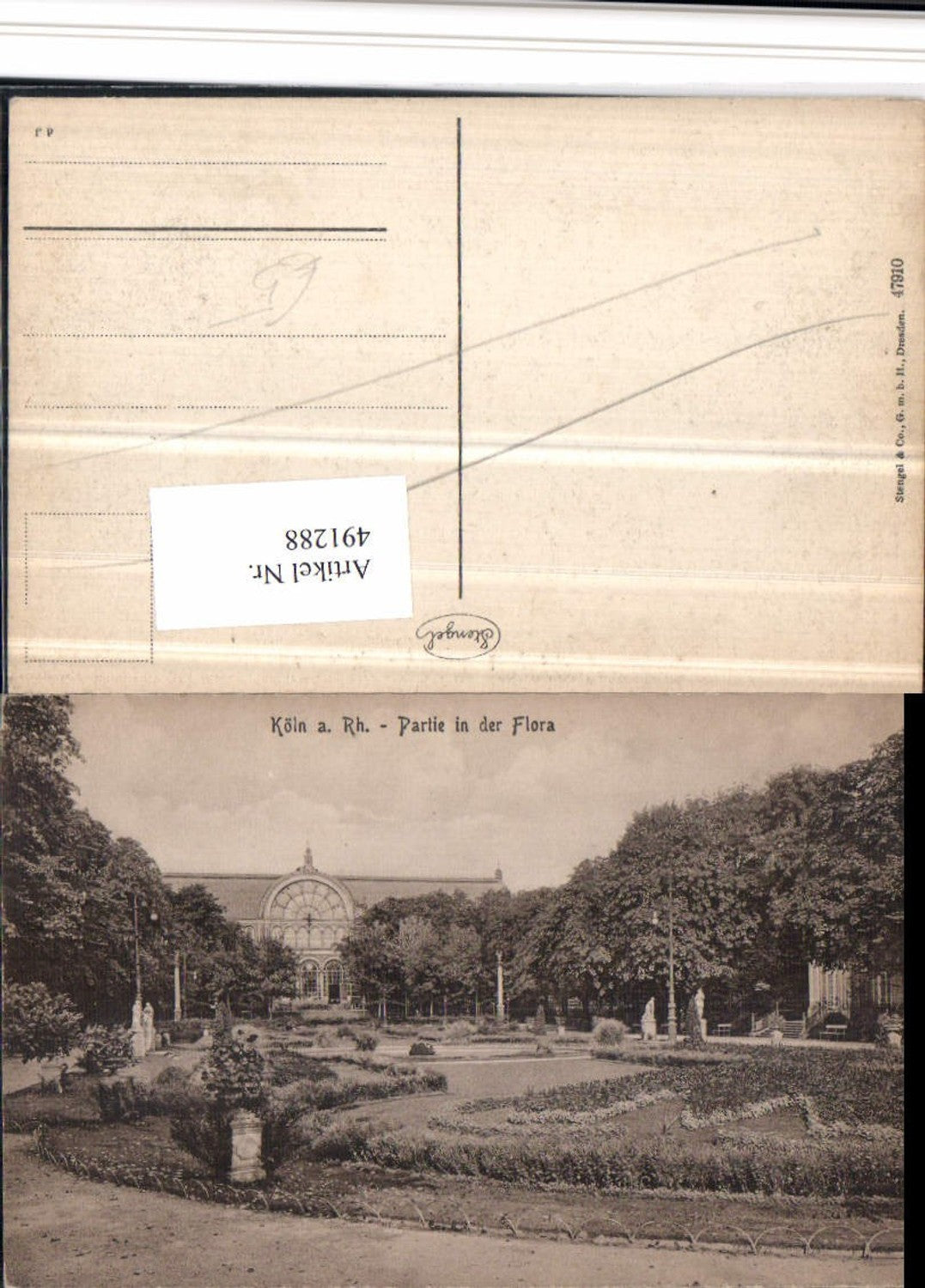 491288,Köln am Rhein Partie in der Flora pub Stengel & Co 47910