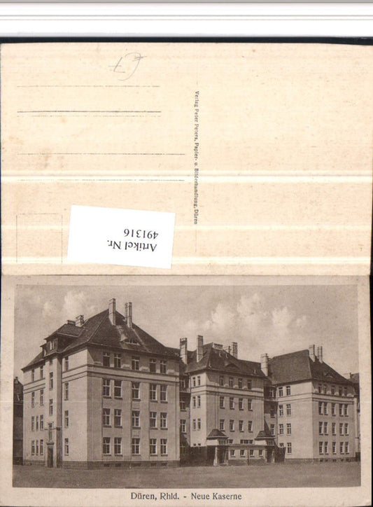 491316,Düren Kaserne Gebäude