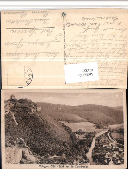 491337,Nideggen in d. Eifel Blick von d. Christinenley