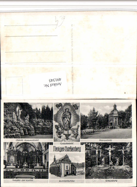 491345,Neviges Hardenberg Kirche Kreuzberg Marienberg Mehrbildkarte