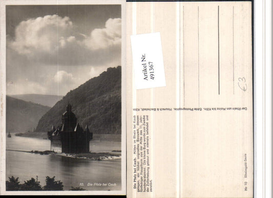 491367,Pfalz Burg Pfalzgrafenstein b. Kaub am Rhein