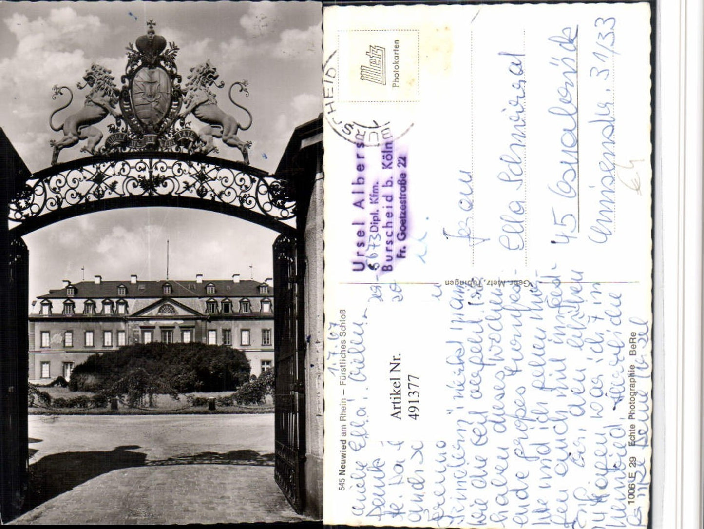 491377,Neuwied am Rhein Fürstliches Schloss