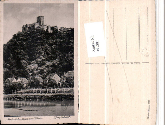 491381,Niederlahnstein am Rhein Burg Lahneck