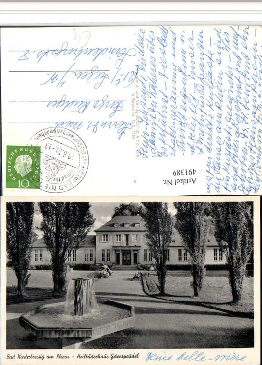 491389,Bad Niederbreisig am Rhein Heilbäderhaus Geiersprudel