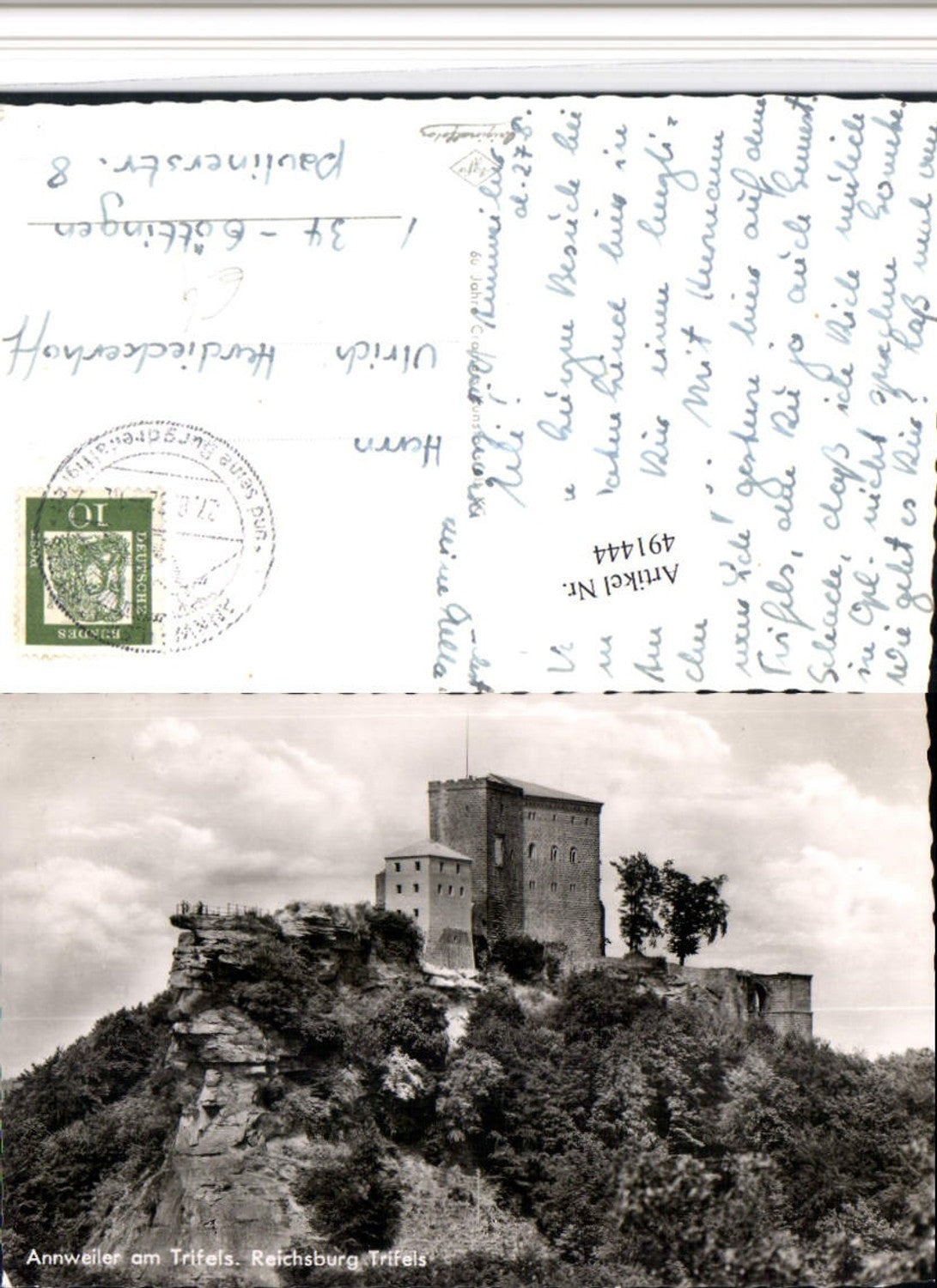 491444,Annweiler am Trifels Reichsburg Trifels
