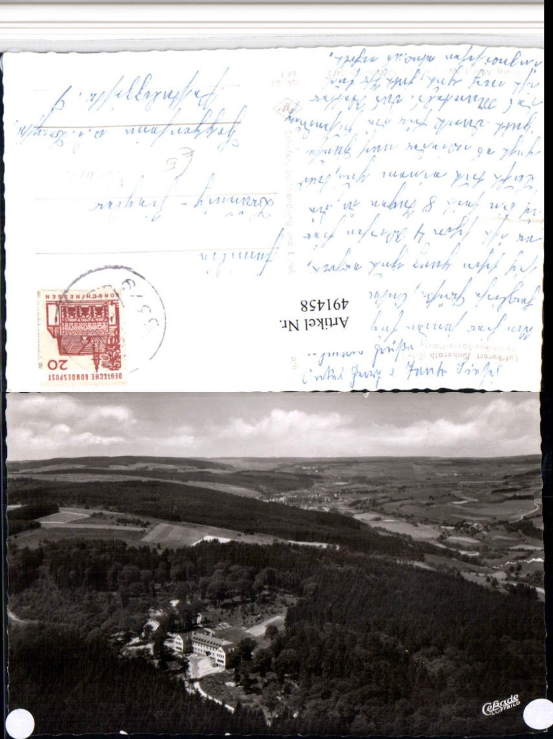 491458,Jünkerath in d. Eifel Dominikus-Savio-Haus Fliegeraufnahme