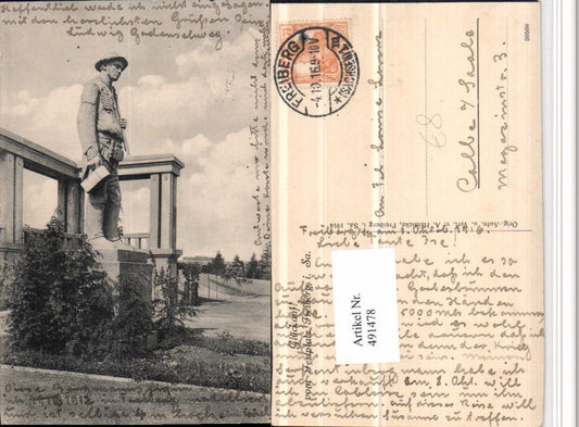 491478,Freiberg in Sachsen Festplatz Statue Denkmal