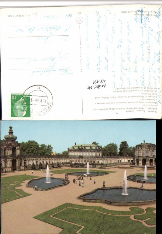 491491,Dresden Zwinger Bogengalerie u. Wallpavillon
