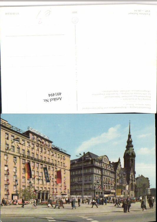 491494,Leipzig Ringmessehaus u. Hotel International