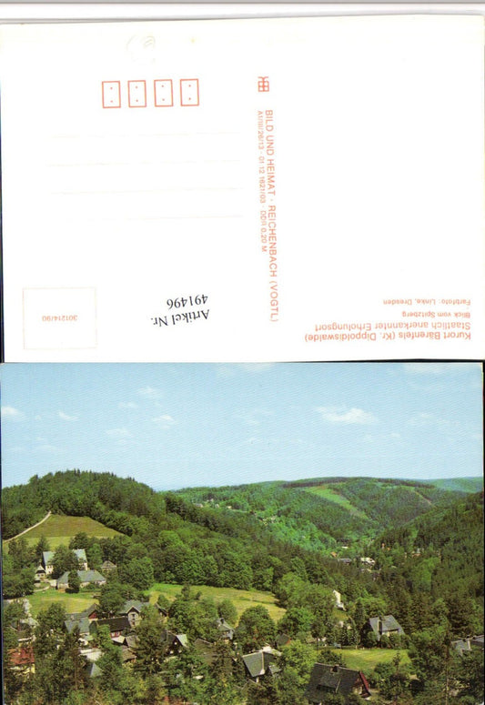 491496,Bärenfels Teilansicht vom Spitzberg pub VEB