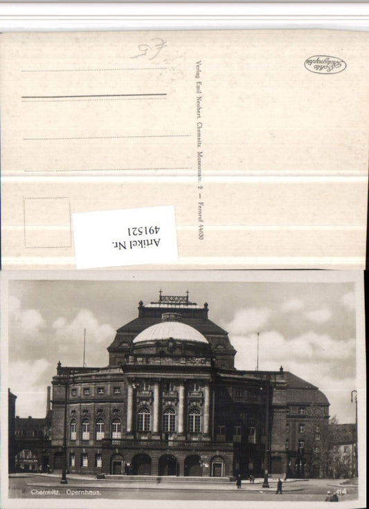 491521,Chemnitz Opernhaus Oper Gebäude