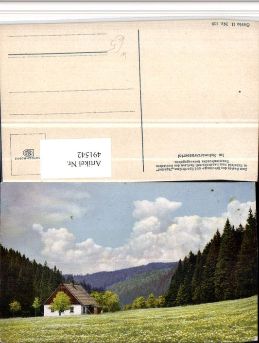 491542,Schwarzwassertal Landschaft pub Photochromie Ostermaier & Nenke 118