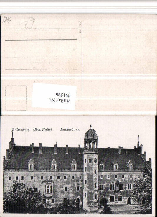 491596,Wittenberg Lutherhaus Gebäude Turm