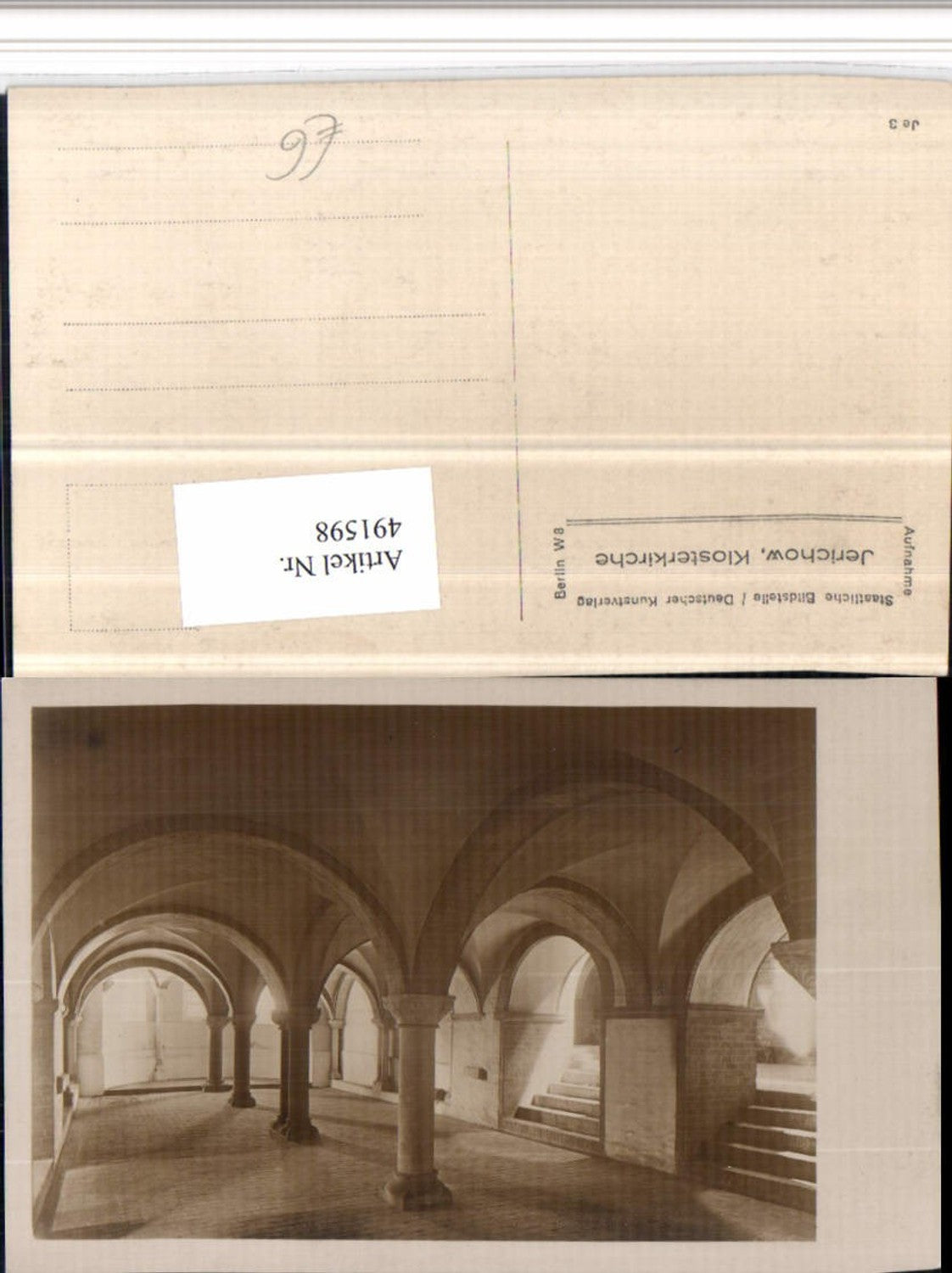 491598,Jerichow Klosterkirche Kirche Säulen