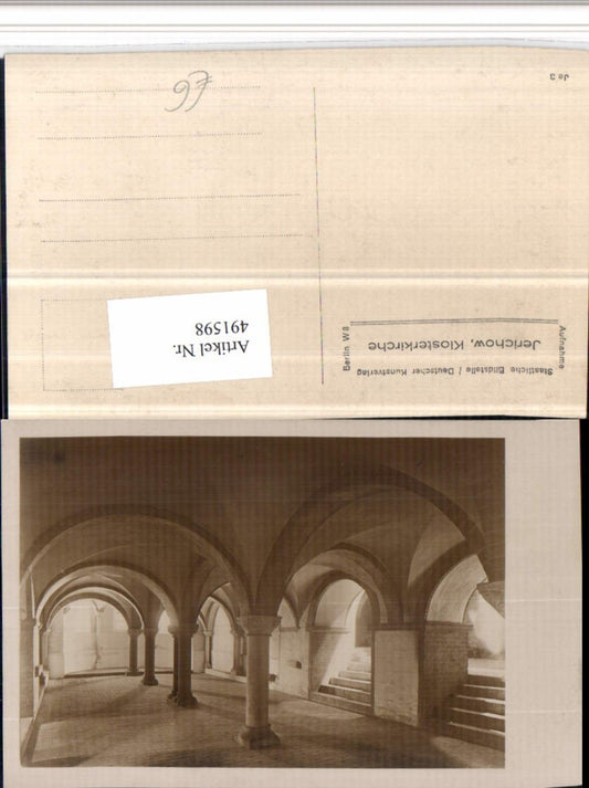 491598,Jerichow Klosterkirche Kirche Säulen