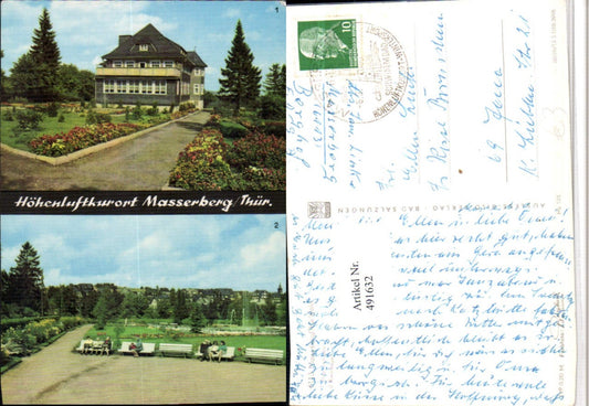 491632,Masserberg Augenheilstätte Kuranlagen Mehrbildkarte