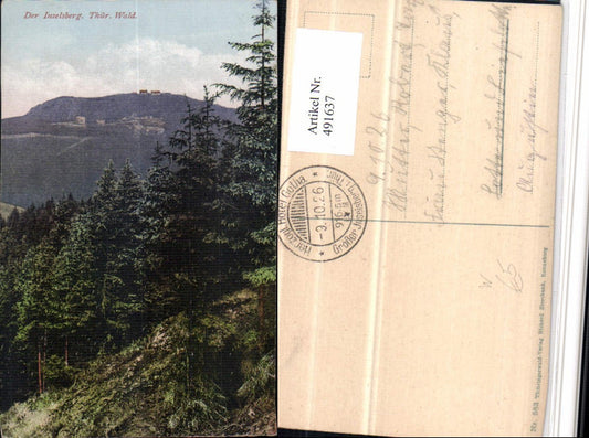 491637,Inselsberg im Thüringer Wald b. Tabarz