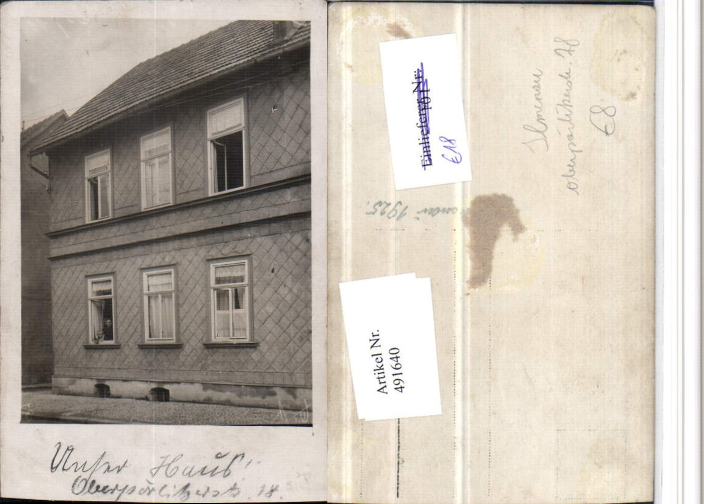 491640, Photo AK Ilmenau Oberpörlitzerstraße 18 House