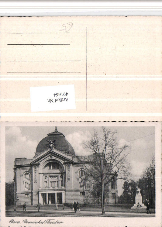 491664, Gera Reussisches Theater Building