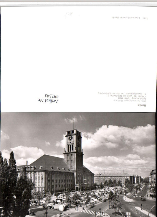 492343,Berlin Schöneberger Rathaus Gebäude