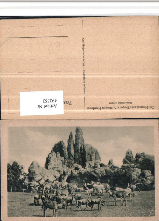 492353,Hamburg Stellingen Carl Hagenbecks Tierpark Afrikanische Steppe Tiere