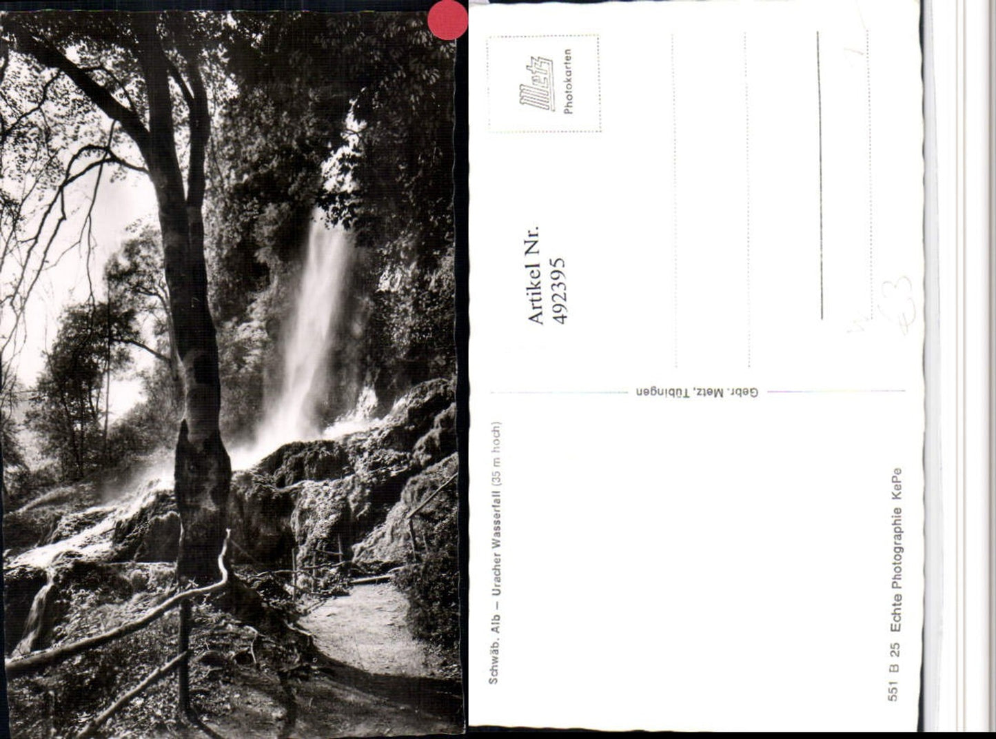 492395,Schwäbisch Alb Uracher Wasserfall b. Bad Urach