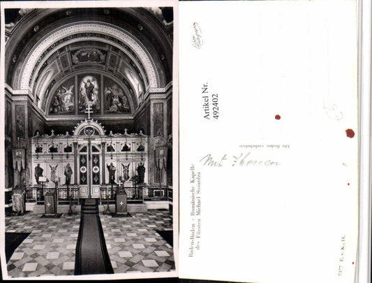 492402, Baden-Baden Romanian Chapel Prince Michael Stourdza