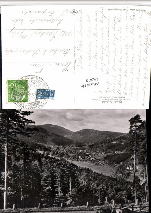 492418, Herrenalb in the Black Forest, Total