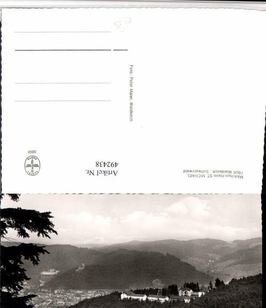 492438, Waldkirch in the Black Forest, St. Michael Girls' Home