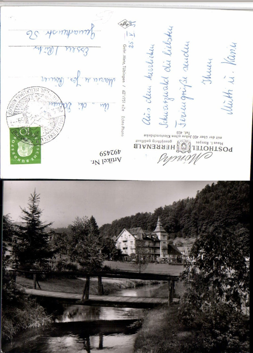 492459,Herrenalb Mönchs Posthotel Brücke