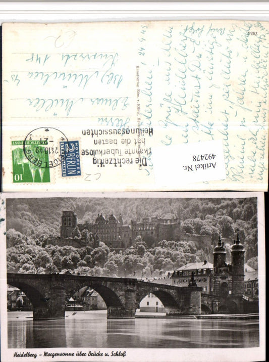 492478,Heidelberg Bridge Castle