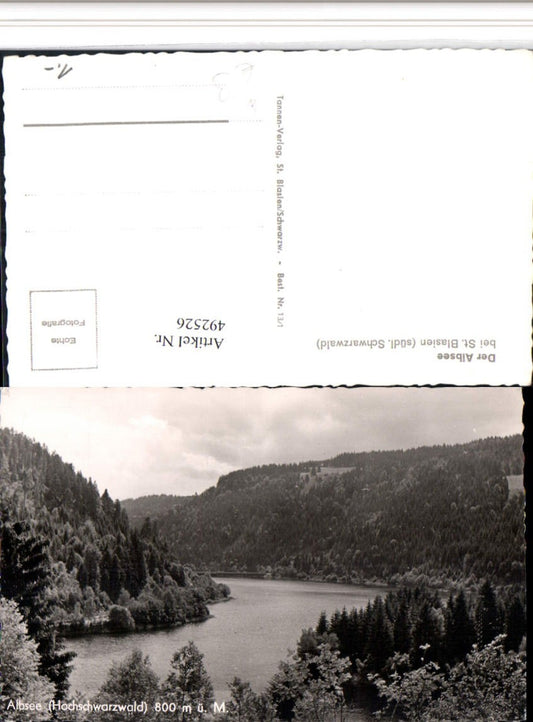 492526, Albsee Lake near St. Blasien in the Black Forest