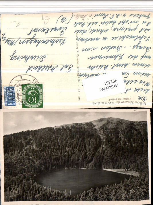 492531, Feldberg in the Black Forest, Feldsee lake with Seebuck