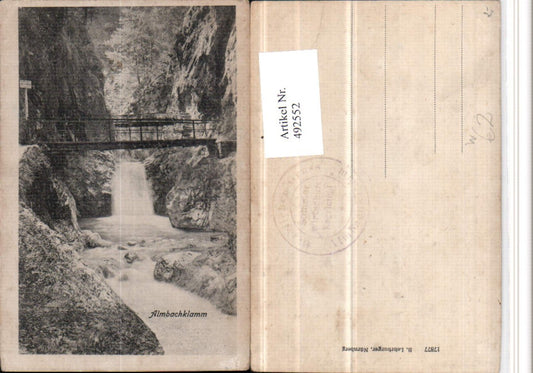 492552,Almbachklamm Klamm b. Berchtesgaden Brücke