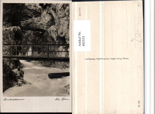 492553,Almbachklamm Klamm b. Berchtesgaden Brücke