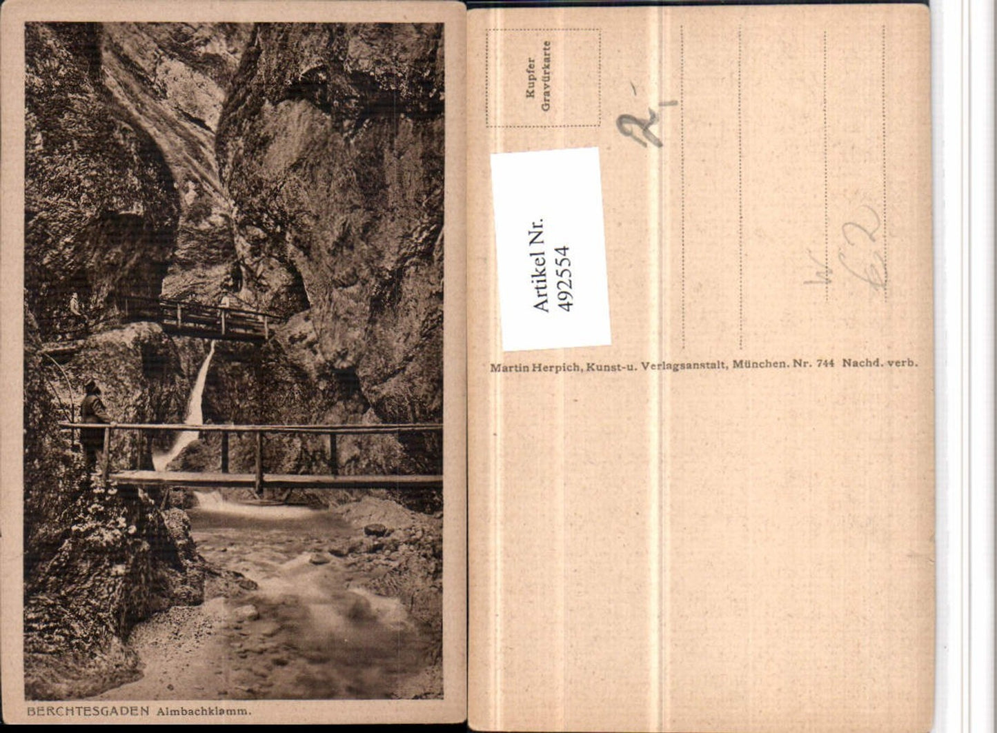 492554,Almbachklamm Klamm b. Berchtesgaden Brücke