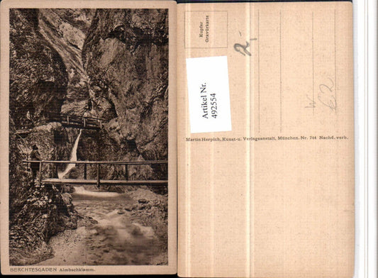 492554,Almbachklamm Klamm b. Berchtesgaden Brücke