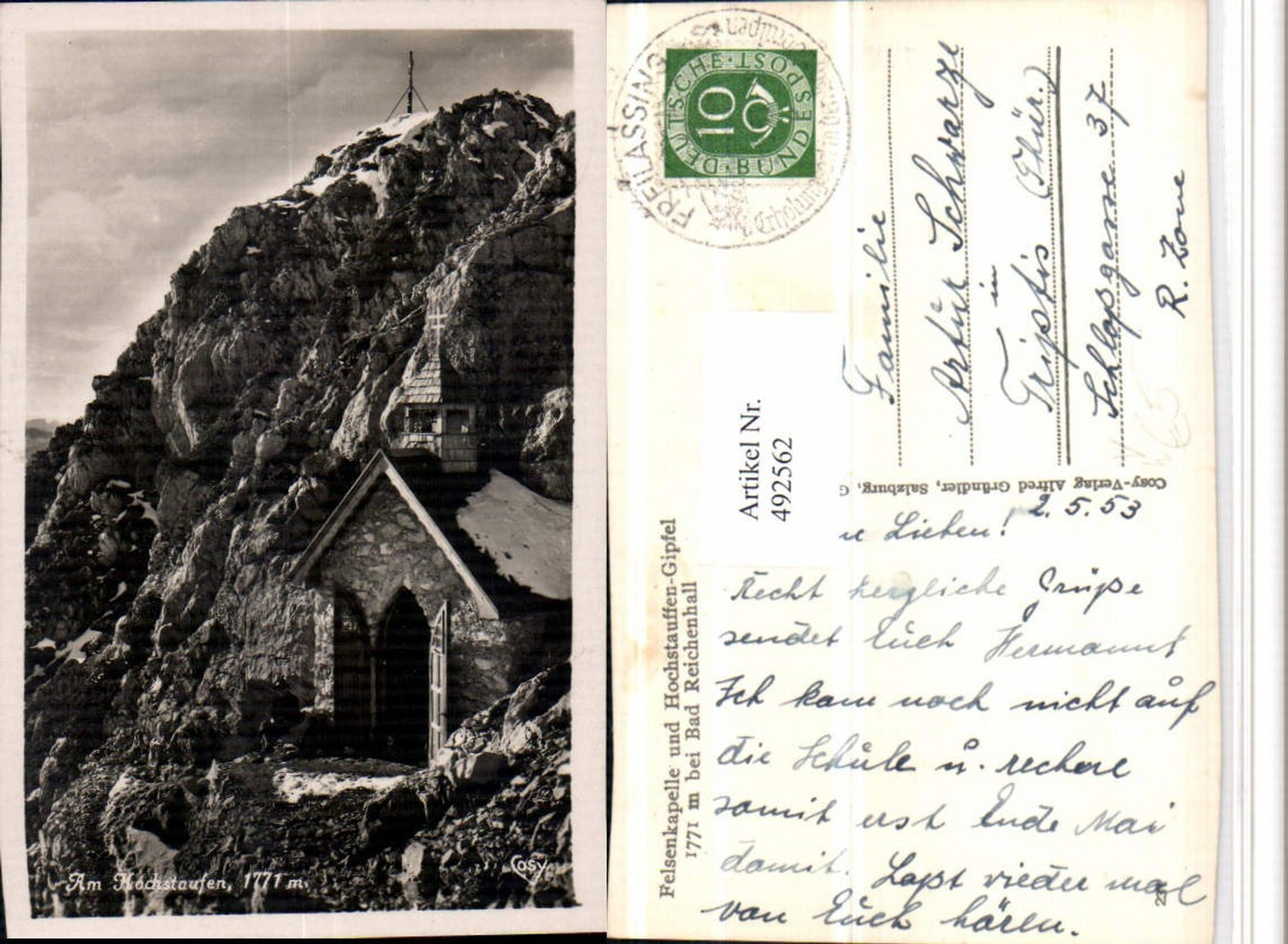 492562,Felsenkapelle u. Hochstauffen-Gipfel b. Bad Reichenhall pub Cosy