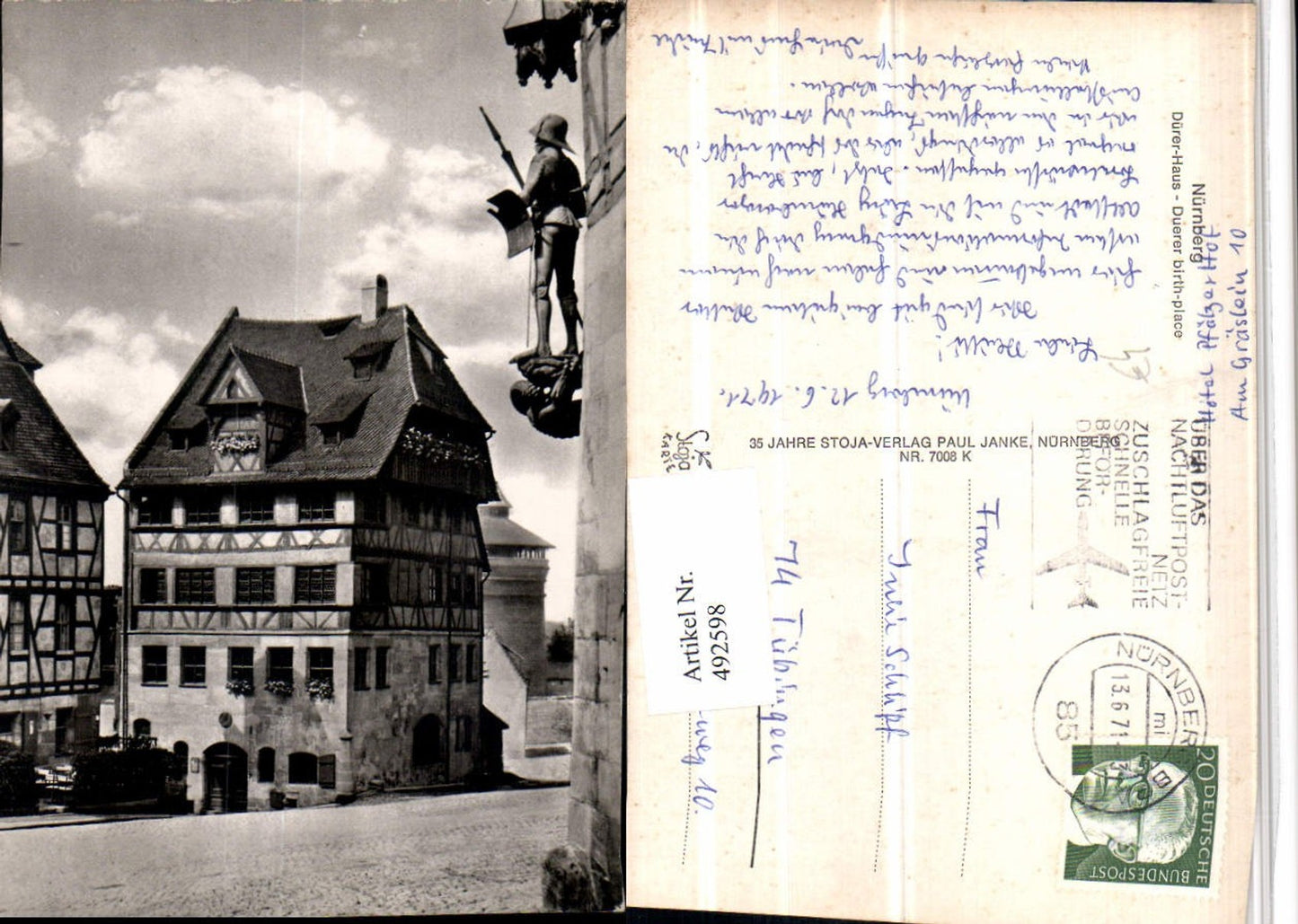 492598, Nuremberg Dürer House Building