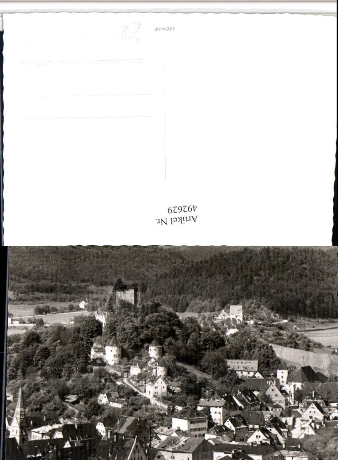 492629,Pappenheim Teilansicht m. Burg Ruine