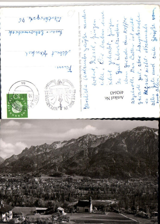 492643,Bad Reichenhall Totale v. Nonn m. Predigtstuhl Bergkulisse