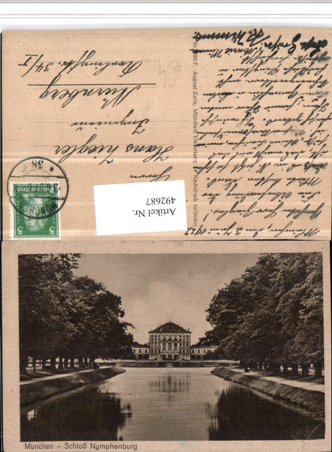 492687, Munich Nymphenburg Palace