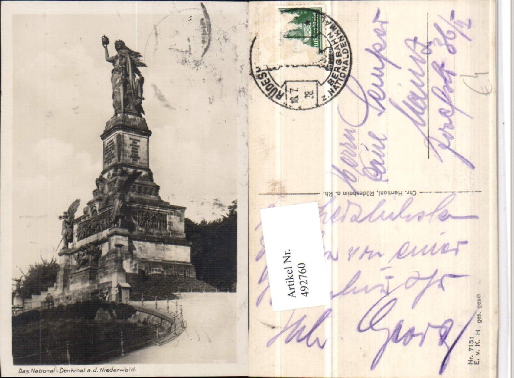 Alte Ansichtskarte – Old Postcard