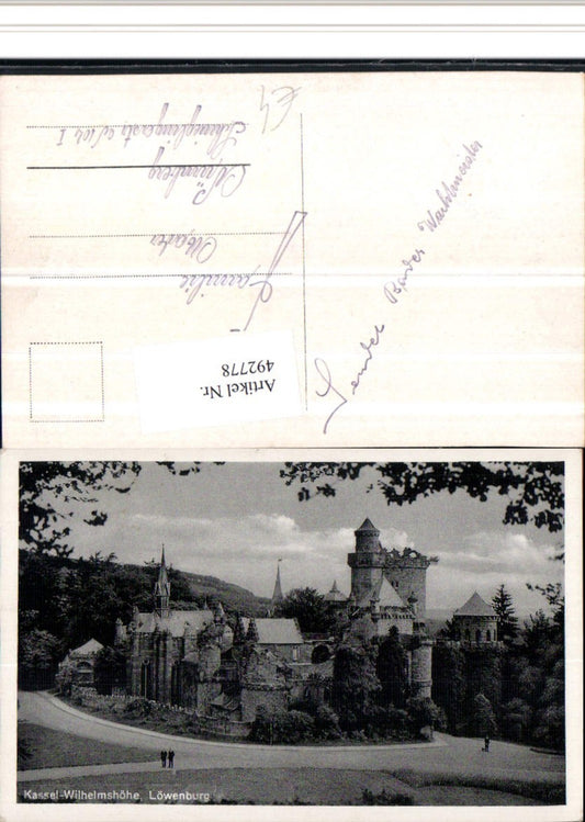 492778,Kassel Wilhelmshöhe Löwenburg Burg