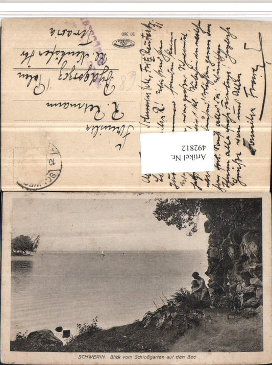 492812,Schwerin Blick vom Schlossgarten auf den See